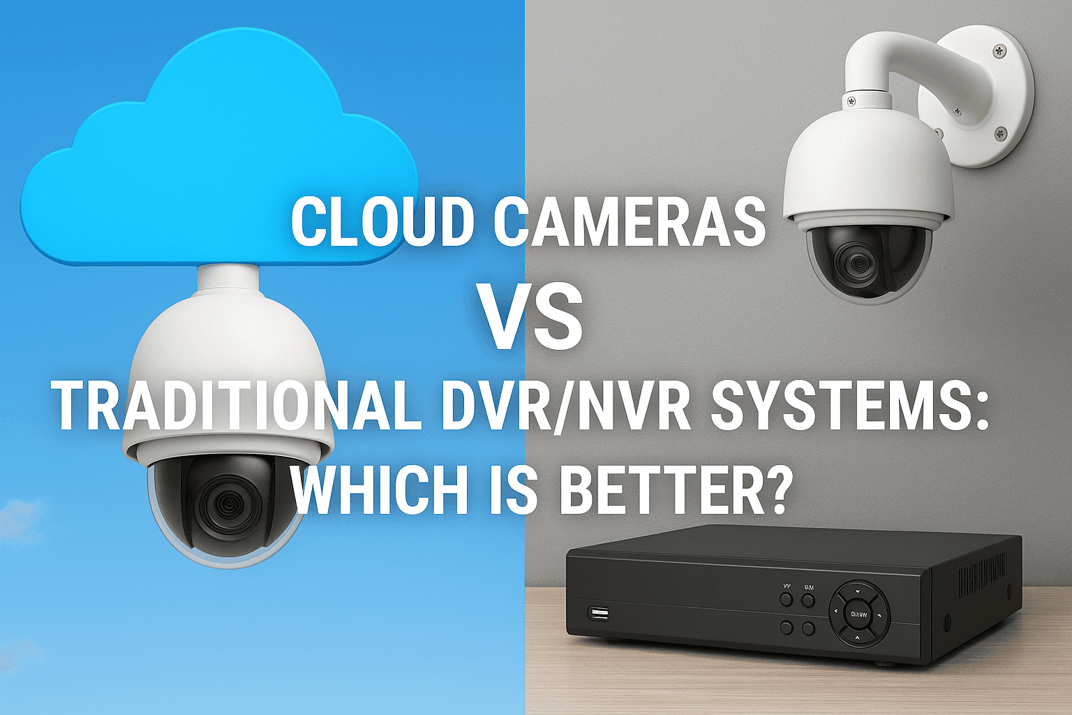 Cloud Cameras vs Traditional DVR/NVR Systems: Which is Better?