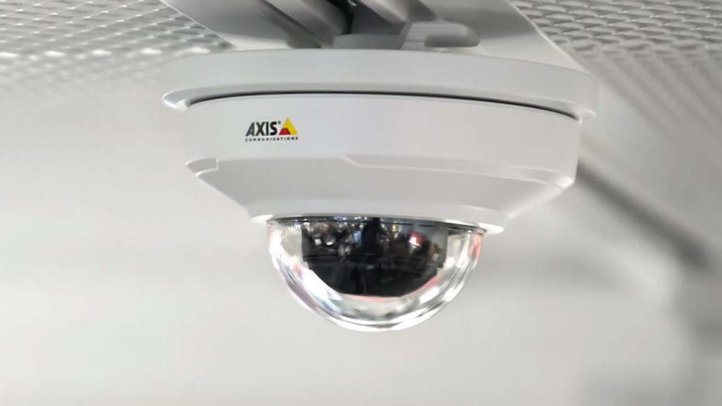 Axis Communications camera capturing clear low-light footage