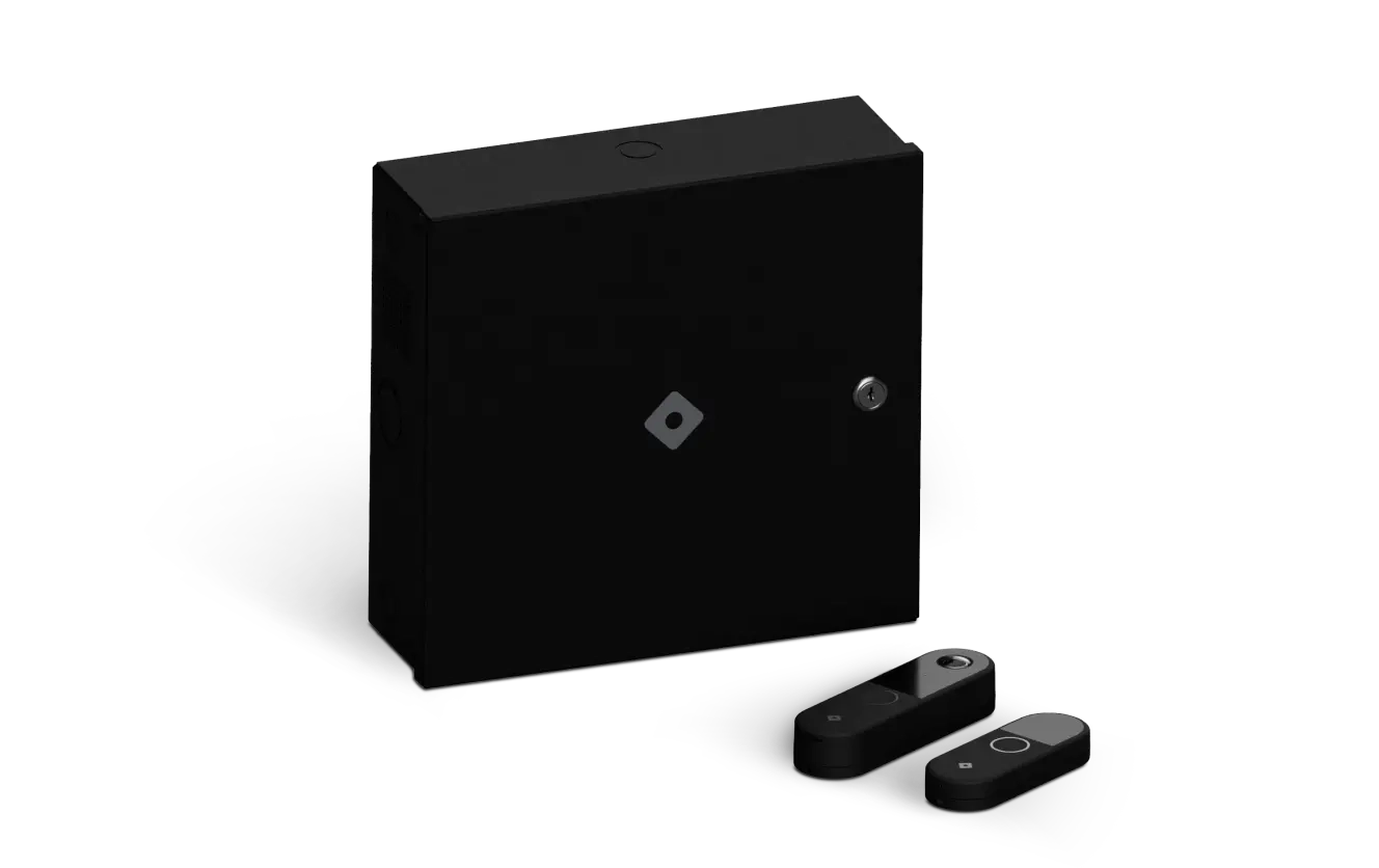 Rhombus security dashboard showing encryption, compliance, and audit logs