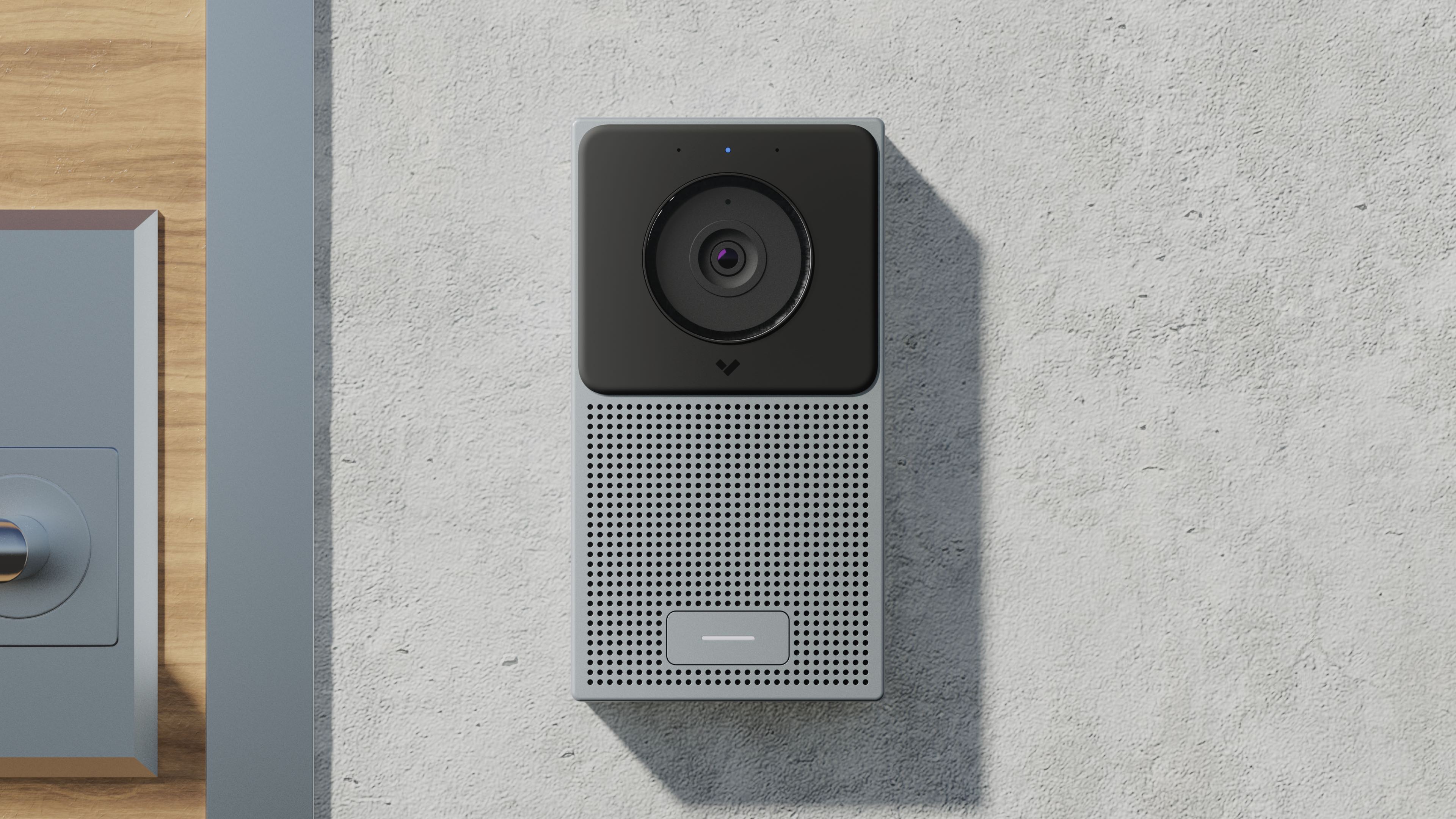 Verkada video intercom with high-definition camera and two-way audio
