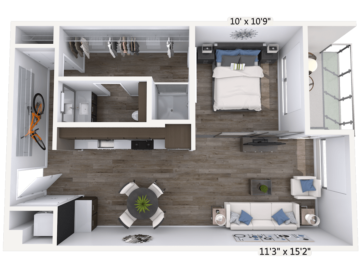 Apartment security camera system