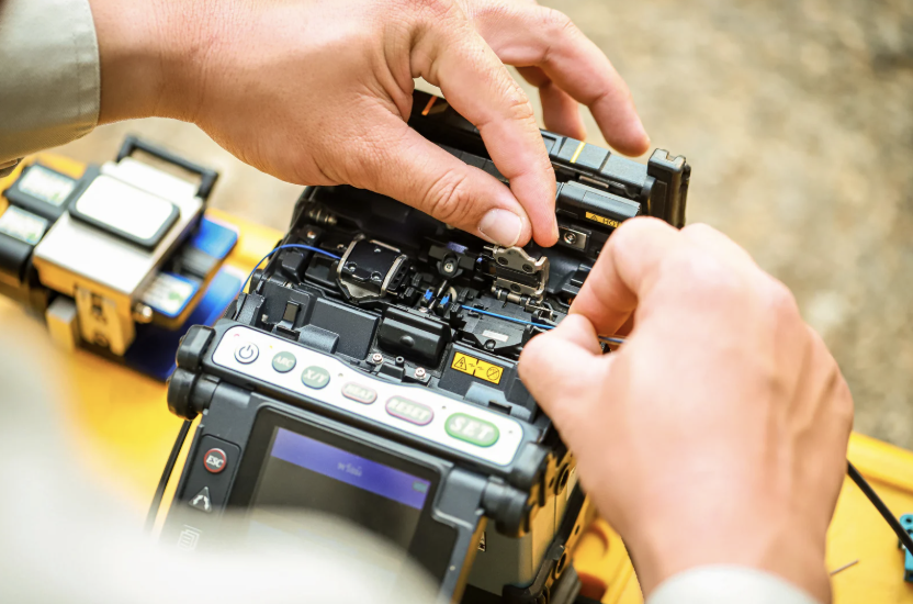 fiber voice and data cabling installation