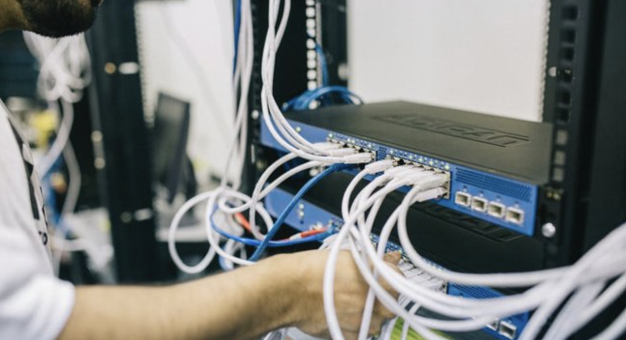 fiber voice and data cabling installation