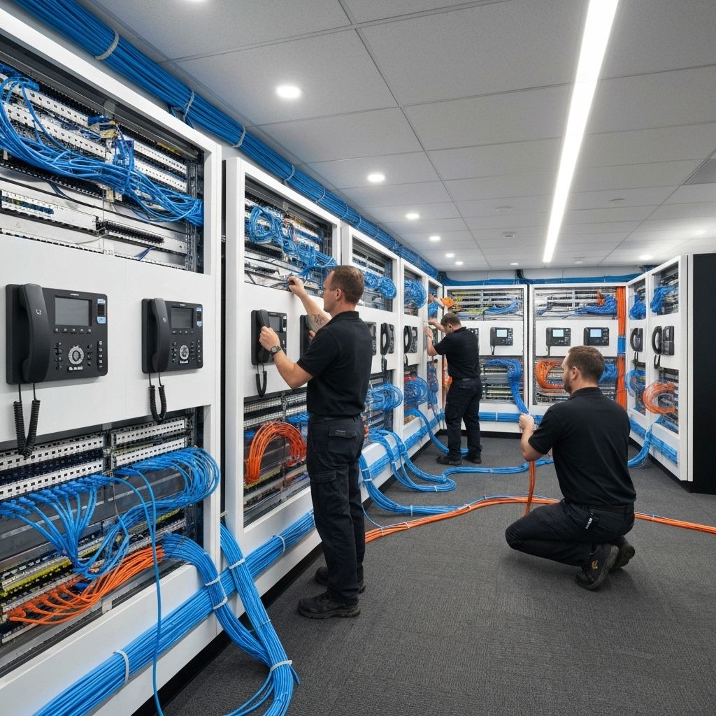 Scalable voice and data cabling infrastructure